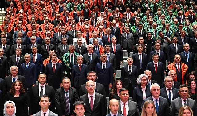 Yeni adli yıl törenle açıldı: Adalet, devletimizin temeli