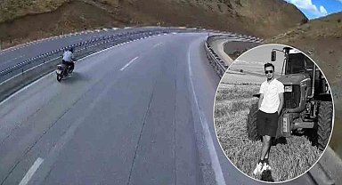 Yeni aldığı motosikletle ölüme gitti: Kaza anı araç kamerasına yansıdı