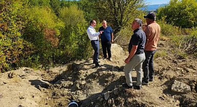 Yenipazar'da içme suyu hattı yenileme çalışmaları denetlendi