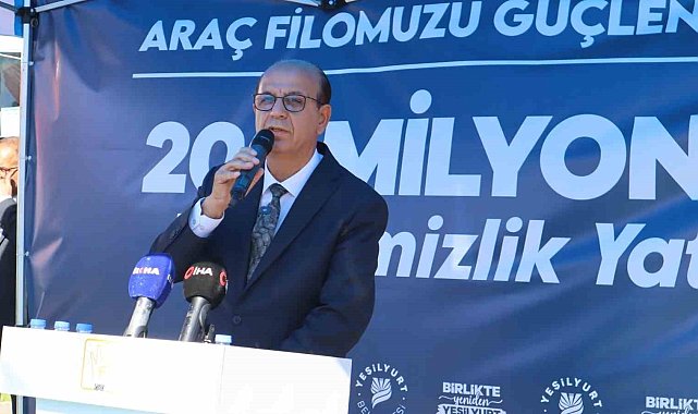 Yeşilyurt Belediyesi temizlik araç filosunu güçlendirdi