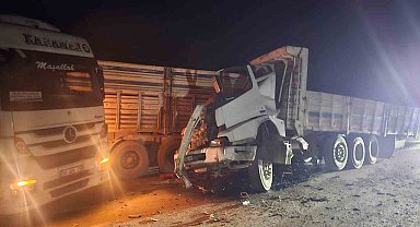 Yol kenarındaki arızalı araca çarptı