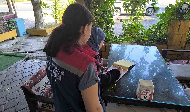 Yol üstündeki tezgahlar denetlendi