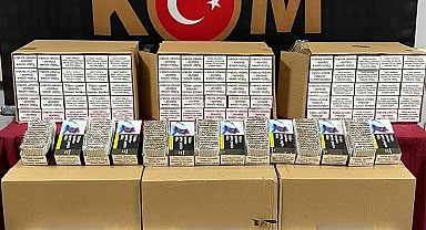 Yozgat'ta 202 bin kaçak makaron ele geçirildi