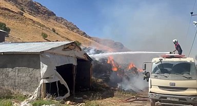 Yüksekova'da 20 bin bağ ot kül oldu