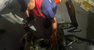 Yüzerek Yunanistan'a geçmeye çalıştı
