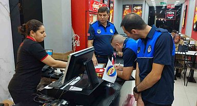 Zabıta ekiplerinden lokanta, kafe ve fast food işletmelerine denetim