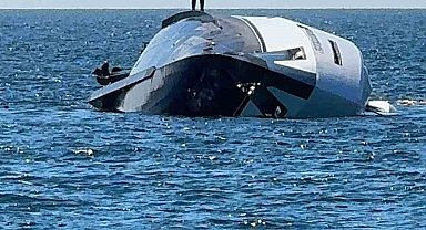 Zonguldak'ta lüks yat denize indikten 15 dakika sonra battı