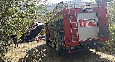 Zonguldak'ta yardım kömürü dağıtılan kamyon şarampole yuvarlandı: 2 ölü, 1 yaralı
