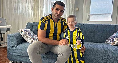 14 ay süren mücadeleyle kanseri yenen Tamer Talha'ya imzalı Fenerbahçe forması hediye edildi