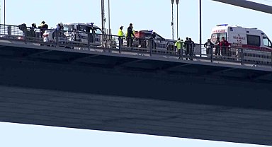 15 Temmuz Şehitler Köprüsü'nde intihar girişimi polis tarafından engellendi