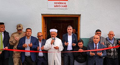 'Demirkaş Köyü Camii' dualarla ibadete açıldı