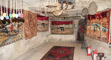 500 yıllık Kaleoğlu Mağarası'ndaki duvar halıları ziyaretçileri hayran bırakıyor