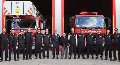 92 yaşındaki eski İtfaiye Müdürü Konya'ya vefa ziyaretinde bulundu