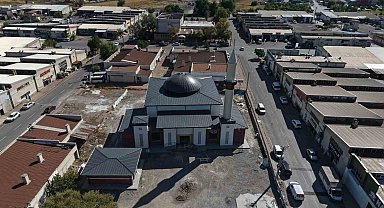 Abbar mahallesindeki cami inşaatında sona yaklaşıldı