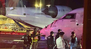 ABD'de LaGuardia Havalimanı'nda taksi sırasında iki yolcu uçağı çarpıştı: 2 yaralı