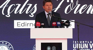 Adalet Bakanı Tunç: "Selimiye'nin gölgesinden İsrail'i lanetliyorum"