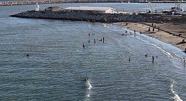 Adana'da ekim ayında deniz keyfi