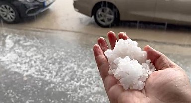 Adıyaman'da dolu yağışı etkili oldu