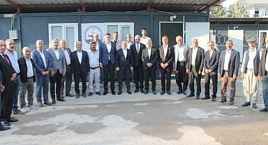 Adıyaman'da il protokolü muhtarlarla bir aray geldi