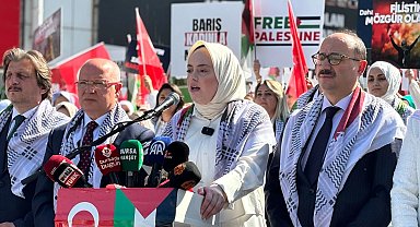 AK Parti Kadın Kolları'ndan 81 ilde 'Gazze İçin Sessiz Çığlık'