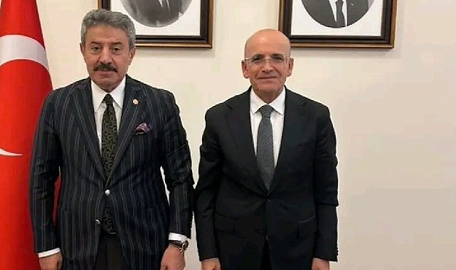 AK Parti Şırnak Milletvekili Tatar, kentin su sorunu çözümü için Bakan Şimşek ile görüştü