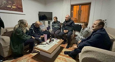 AK Partili Çankırı, selde kaybolan Kaptanoğlu'nun ailesini ziyaret etti