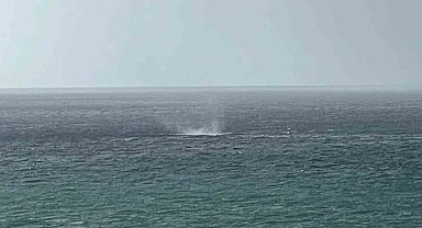 Alanya açıklarında oluşan hortum korkuttu