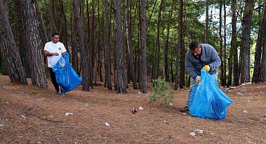 Alanya Belediyesi'nden Erasmus Günleri'nde kale temizliği