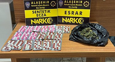 Alaşehir emniyeti uyuşturucuya geçit vermedi