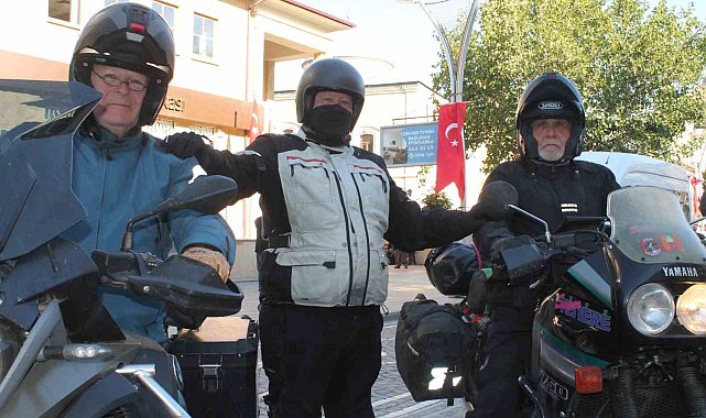 Alp Dağları'ndan Bayburt ovalarına: İsviçreli motorcular Bayburt'u çok sevdi