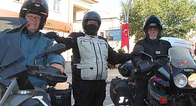 Alp Dağları'ndan Bayburt ovalarına: İsviçreli motorcular Bayburt'u çok sevdi