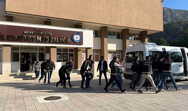Amasya'da uyuşturucu operasyonu: 9 tutuklama