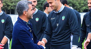 Amed Sportif Faaliyetler'in yeni başkanı, takımı ziyaret etti