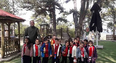 Anaokulu öğrencileri Çamlıca Tabiat Parkı'ndaki etkinliğe katıldı