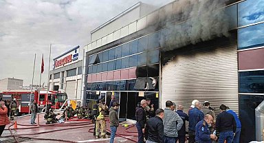 Ankara'da iş yerinde çıkan yangın kontrol altına alındı