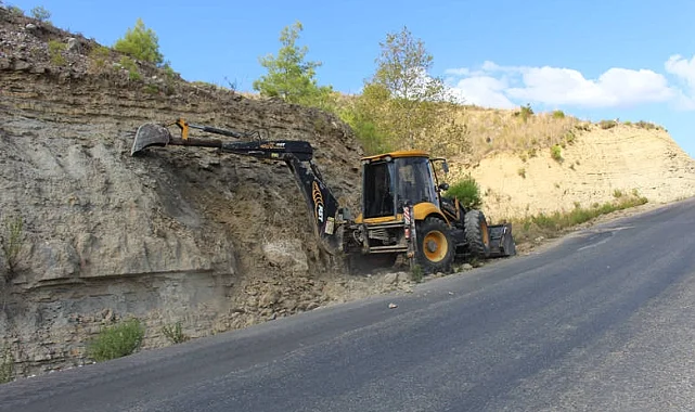 Antalya Manavgat yollarında kış mesaisi
