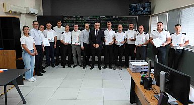 Antalya raylı sistem kontrolörleri uluslararası sertifika aldı