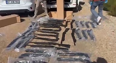 Antalya'da jandarmadan silah kaçakçılarına operasyon: 4 tutuklama
