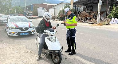 Antalya'da jandarmadan şok motosiklet denetimi