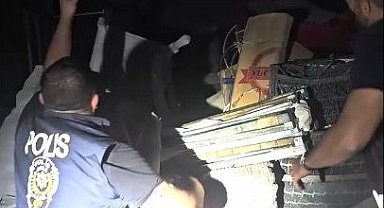 Aracın fan ve klima düzeneğinin içerisinde 11 düzensiz göçmen çıktı