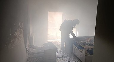 Arsuz'da ev yangını