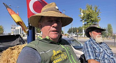 At arabasıyla 4 bin 800 kilometre yol katedecekler