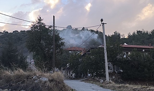 Ateşle yapılan temizlik yangına neden oldu