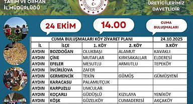 Aydın'da 'çiftçi buluşmaları' sürüyor