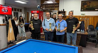 Aydın'da bilardoculardan 'Vefa' turnuvası