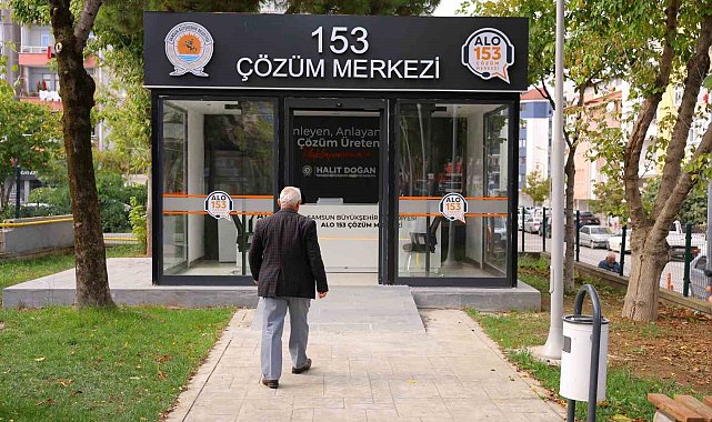 Bafra'da 153 Çözüm Merkezi açıldı