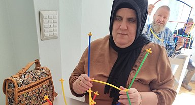 Bafra'da görme engellilere "Akıl ve Zeka Oyunları Kursu"