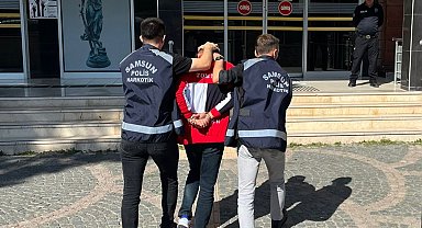 Bafra'da uyuşturucu operasyonuna 1 tutuklama