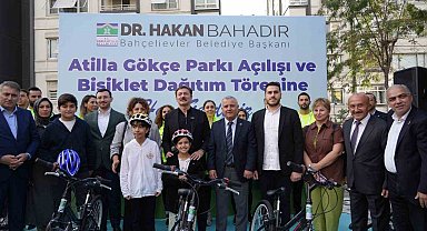 Bahçelievler'de hem park hem bisiklet coşkusu