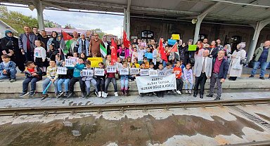 Balıkesir'den 'Yeşil Vatan'a trenle yolculuk